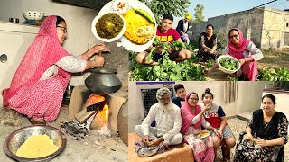 Sarson Ka Saag Makki Ki Roti  Saag Recipe by Indian Mom Cooking [upl. by Clemens]