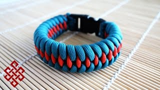 How to Make the Dragons Teeth Paracord Bracelet Tutorial [upl. by Fredek]