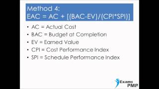 How to Calculate Estimate At Completion EAC [upl. by Eirojram]