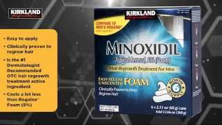 Minoxidil 5 Kirkland SUA Foam how to use [upl. by Figge65]