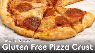 How to Make the World’s Best GLUTEN FREE PIZZA CRUST Recipe  gf explorers [upl. by Philippine]