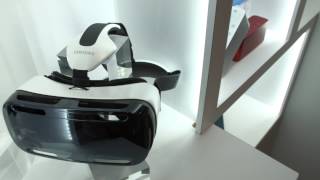 Samsung Oculus Powered Gear VR  CTIA 2014 [upl. by Enahsal]