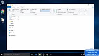 How to Show File Extensions on Windows 10 [upl. by Eibrik42]