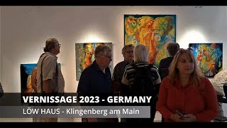 VERNISSAGE 2023 Germany  Reneta Isin  Inside   Exhibition Contemporary ART  Solo Show [upl. by Ulda]