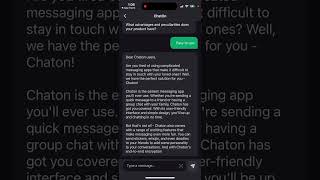 CHATON app  how to use [upl. by Hollister]