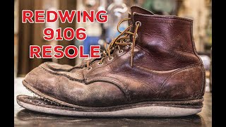 RED WING 9106 Resole 49 [upl. by Enelahs]