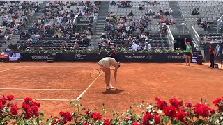 Paula Badosa and Marta Kostyuk in action court level view  WTA 1000 Roma 2023 [upl. by Aenea]