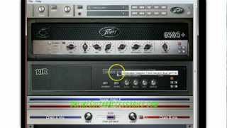 Peavey 6505 Plus ReValver Amp Demo Metal Amp Simulator Software [upl. by Zoha575]