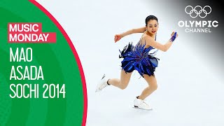 Mao Asada skates to Sergei Rachmaninoff in Sochi 2014  Music Monday [upl. by Jermayne850]