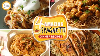 4 Amazing Spaghetti Recipes By Food Fusion [upl. by Atiekahs]