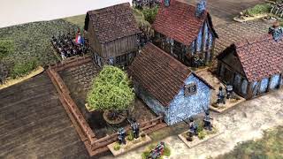 Napoleonic Wargame Battle Report  Battle of Bussaco Reyniers Attack  General D’Armee [upl. by Yelnoc]