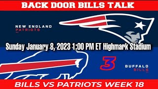 Bills vs Patriots Week 18  quotPlay For 3quot [upl. by Boru]