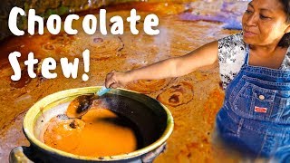 Oaxacan Mole Negro  THE MOST MYSTERIOUS Mexican Food in Oaxaca Village Mexico [upl. by Yarehs888]