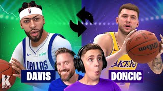 Dad vs Son in NBA 2K25 Luca vs AD Trade FaceOff [upl. by Wilt]