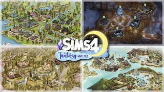 Sims 4 Fantasy Save File Tour [upl. by Sateia]