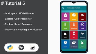 KivykivyMD Tutorial 5  Create Mobile Apps With Python [upl. by Akilak918]