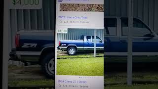 1994 Chevy Silverado z71 diesel 272k 4000 nice truck [upl. by Sitoeht]