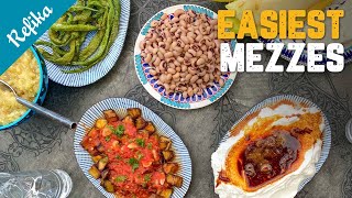 7 VERY EASY BASIC TURKISH MEZE RECIPES  Different Appetizer Recipes You Can Make in 5 Minutes 🍴 [upl. by Richart]