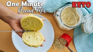 One Minute Keto Microwave Bread [upl. by Phippen]