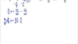 Solving Equations With Fractions [upl. by Naujit]