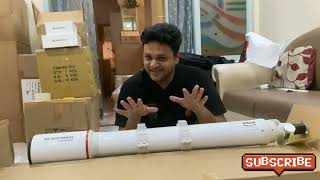 Telescope Bresser Messier AR1021000 Doublet Refractor Unboxing Review hindi unboxing telescope [upl. by Enairda]