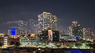 Evening City Night Downtown San Diego California [upl. by Athey857]