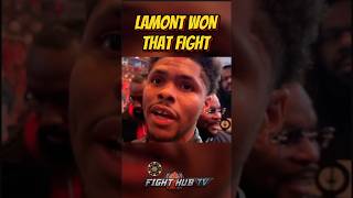 Shakur says NO DRAW Believes Lamont BEAT TANK [upl. by Ediva923]