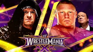 BROCK LESNAR VS UNDERTAKER EPIC MATCH [upl. by Hamrah]