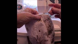 Buzzing Bee Fabric Drawstring Bag diy drawstringpouch sewingtutorial [upl. by Adnovoj]