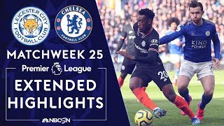 Leicester City v Chelsea  PREMIER LEAGUE HIGHLIGHTS  212020  NBC Sports [upl. by Asta]