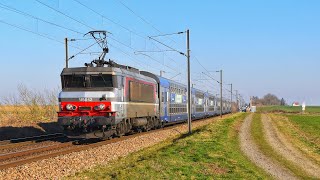 Des trains sur la ligne Creil  Jeumont à EssignyleGrand [upl. by Callista965]