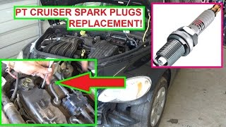 Chrysler Pt Cruiser Spark Plugs Removal and Replacement 2001  2009 [upl. by Northey130]