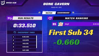 Bone Cavern Speedrun WR  33510 Outdated [upl. by Adelina]