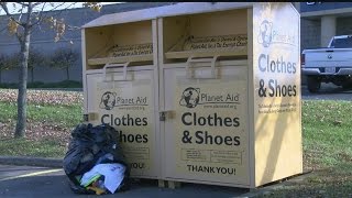 Donation bins Where do your clothing donations go [upl. by Murvyn389]