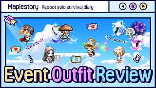 Maplestory Event Outfit Review  Hotel Maple [upl. by Legnaleugim47]