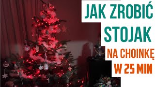 Jak zrobić stojak na choinkę w 25 min  DIY crismistmas tree stand [upl. by Sammer]