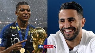 Riyad Mahrez explains why France produce more world class players than England [upl. by Shir]