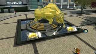 LEGO City Undercover 100 Guide  Downtown Overworld Area  All Collectibles [upl. by Eintrok]