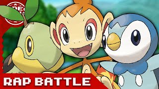 Turtwig vs Chimchar vs Piplup RAP BATTLE  Pokemon Brilliant Diamond and Shining Pearl  VGRB [upl. by Hadria]