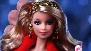 2010 Barbie Collector Holiday Barbie Doll Commercial [upl. by Scarrow820]