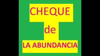 CHEQUE DE LA ABUNDANCIA MARZO 2021 [upl. by Tower]