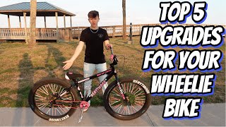 TOP 5 BEST UPGRADES FOR YOUR WHEELIE BIKE [upl. by Notlef]