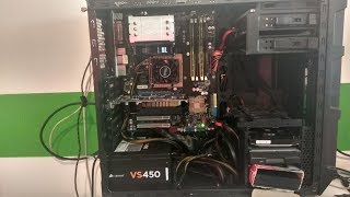 Q9400 Budget Gaming PC Build Timelapse [upl. by Ailugram]