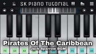 Hans Zimmer  Jack Sparrow Theme  Piano Tutorial [upl. by Maura]