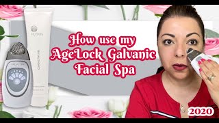 HOW TO USE MY NU SKIN GALVANIC FACIAL SPA [upl. by Barta]