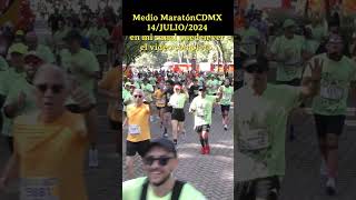 MEDIO MARATÓN CDMX 2024 [upl. by Ahseal713]