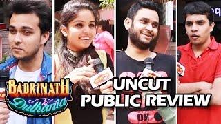 Badrinath Ki Dulhania  UNCUT Public Review  Varun Dhawan Alia Bhatt [upl. by Rizas734]