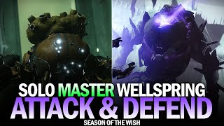 Solo Master Wellspring  Defend amp Attack Destiny 2 [upl. by Nitsruk]