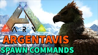 Ark ARGENTAVIS spawn commands [upl. by Ahsatak]