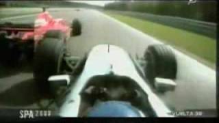 Hakkinen vs Schumacher  Spa 2000 [upl. by Vasileior]